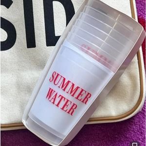 Pack of 8 Reusable Summer Water Flex Cups